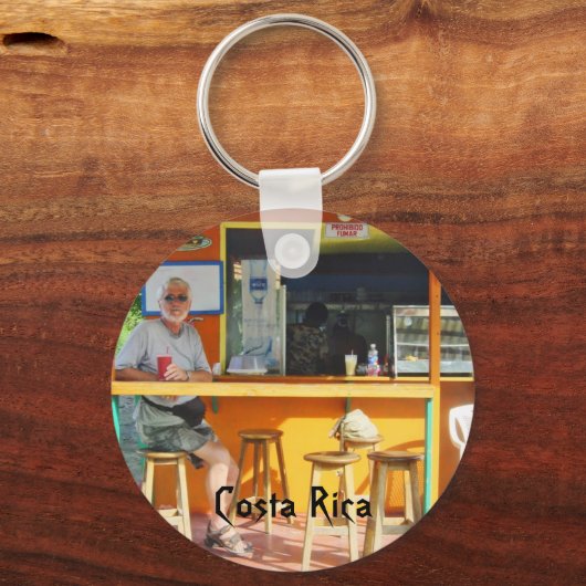 Chillin' Out in Costa Rica Sleutelhanger (Voorkant)