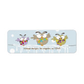Chillin' Owls Return Address Label (Voorkant)
