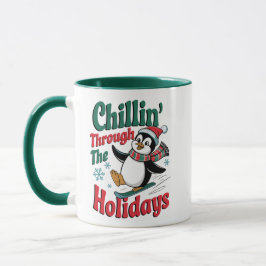 Chillin’ Penguin – Holiday Snow Fun Mok