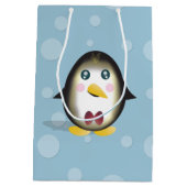 Chillin' Penguin Medium Cadeauzakje (Achterkant)