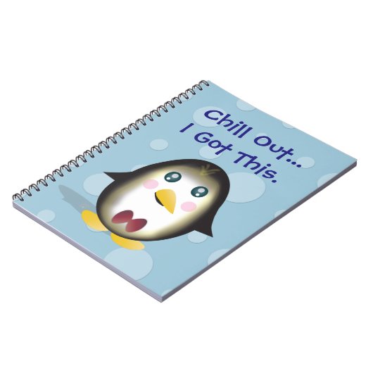 Chillin' Penguin Notitieboek (Linkerzijde)