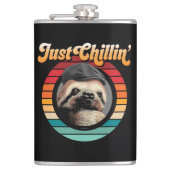 Chillin’ Sloth Heupfles (Voorkant)