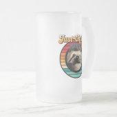 Chillin’ Sloth Matglas Bierpul (Voorkant rechts)