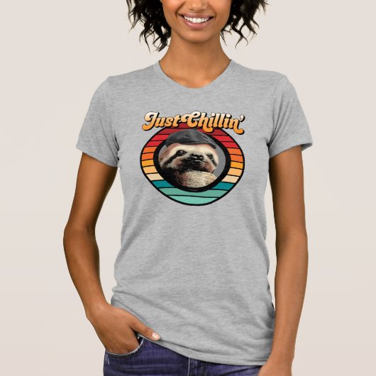 Chillin’ Sloth T-shirt (Voorkant)