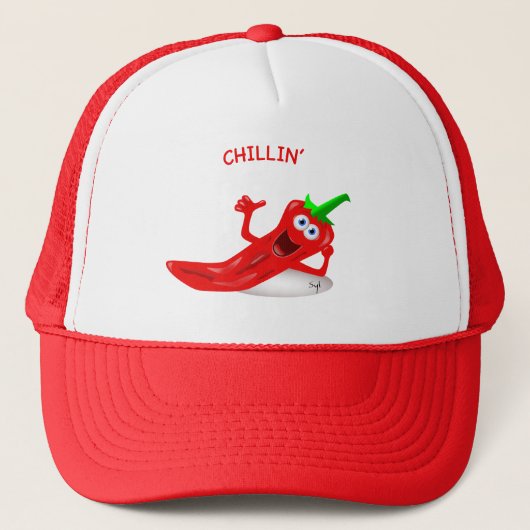 Chillin' Trucker Hat Pet (Voorkant)