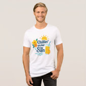 Chillin' Under the Sun – Summer Beach T-Shirt (Voorkant volledig)