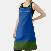 "Chillin' while Grillin'' Personalized Adult Apron Schort (Insitu)