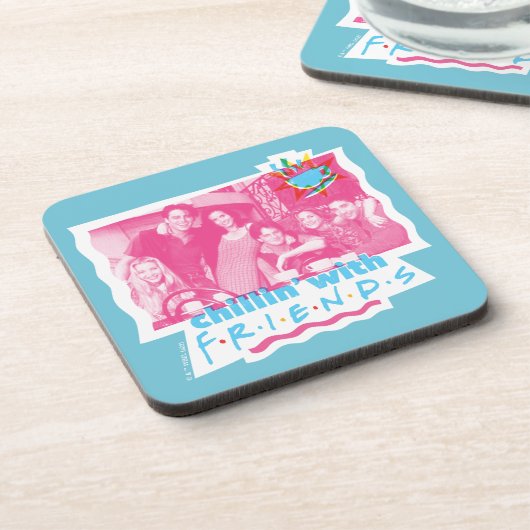 Chillin' with FRIENDS™ Bier Onderzetter (Linkerzijde)