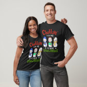 Chillin' With My 1st Grade Gnomies Teacher Christm T-shirt (Unisex)