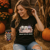 Chillin’ With My Creeps Shirt; Schattigee Hallowee T-shirt