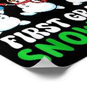 Chillin With My First Grade Snowmies Winter Snowma Poster (Hoek)