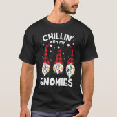 Chillin With My Gnomies  Gnome Christmas Pamajas F T-shirt (Voorkant)