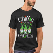Chillin With My Gnomies, St. Patrick Day Gnomes Ga T-shirt (Voorkant)