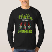 Chillin With My Gnomies St Patrick Day Gnomes Gard T-shirt (Voorkant)
