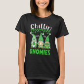 Chillin With My Gnomies St Patrick Day Gnomes Gard T-shirt (Voorkant)