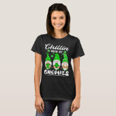 Chillin With My Gnomies St Patricks Day Gnome Sham T-shirt (Voorkant volledig)