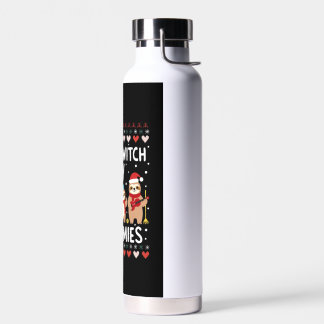 Chillin With My Slothmies Funny Sloth Ugly Christm Waterfles