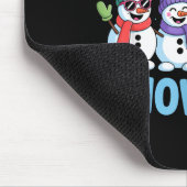 Chillin With My Snowmies Funny Winter Snow Friends Muismat (Hoek)