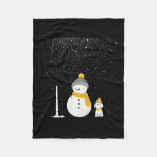 Chillin' With My Snowmies Kerst Frosty Snowman Fleece Deken