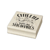 Chillin with my Snowmies Snowmen Rubberstempel (Stempel)