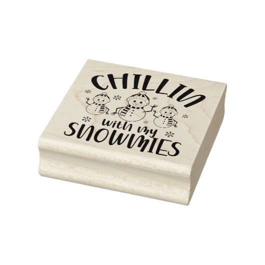 Chillin with my Snowmies Snowmen Rubberstempel (Stempel)