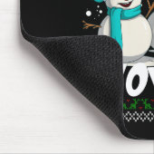 Chillin' With My Snowmies - Ugly Christmas Snowman Muismat (Hoek)