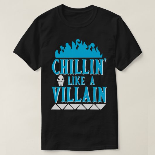 Chillin&x27; als een Villain - Hades Classic T-Shi T-shirt (Design voorkant)