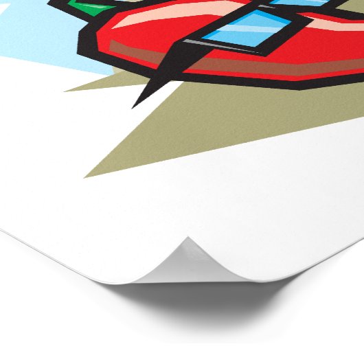 chilline chili pepper poster (Hoek)