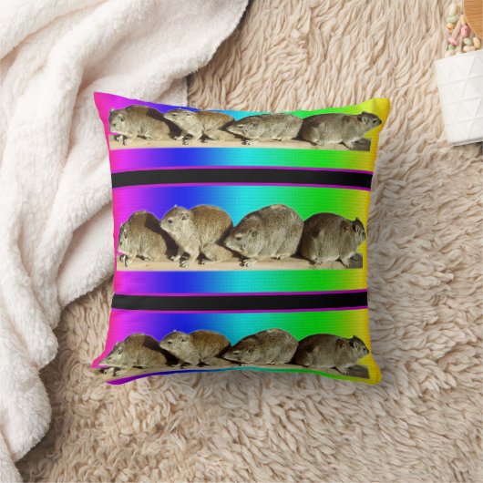 Chilling African Hyrax Kussen (Deken)
