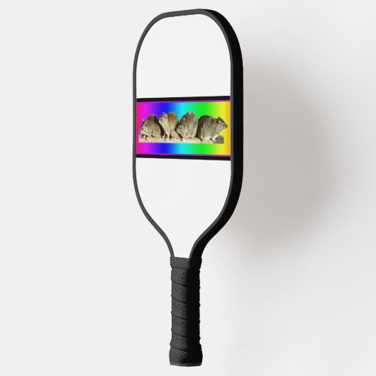 Chilling African Hyrax Pickleball Paddle (Links)
