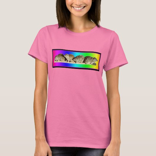 Chilling African Hyrax T-shirt (Voorkant)