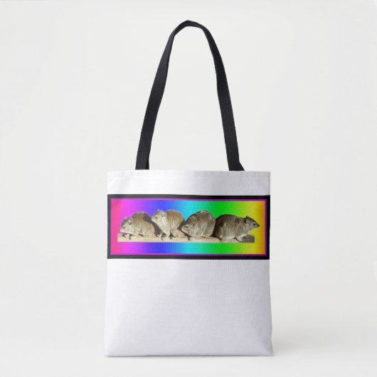 Chilling African Hyrax Tote Bag (Voorkant)
