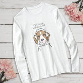 Chilling Beagle met Bubblegum Schattige Funny Dog T-shirt