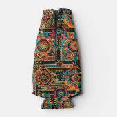 Chilling Cyaan "Aztec Dream" Foam Bottle Cooler (Achterkant)