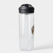 Chilling Dog met Bubblegum Grappige Beagle Waterfles (Voorkant)