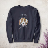 Chilling Dog met Bubblegum Schattige Funny Beagle Trui