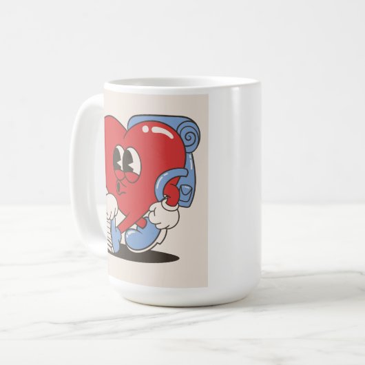 Chilling Heart Design Mok (Voorkant links)