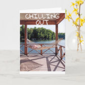 ***CHILLING*** OP JE "VERJAARDAG!" GEWELDIG IDEE KAART (Gele Bloem)