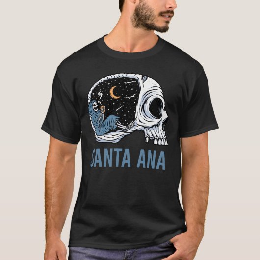 Chilling Skelet - Santa Ana T-shirt (Voorkant)