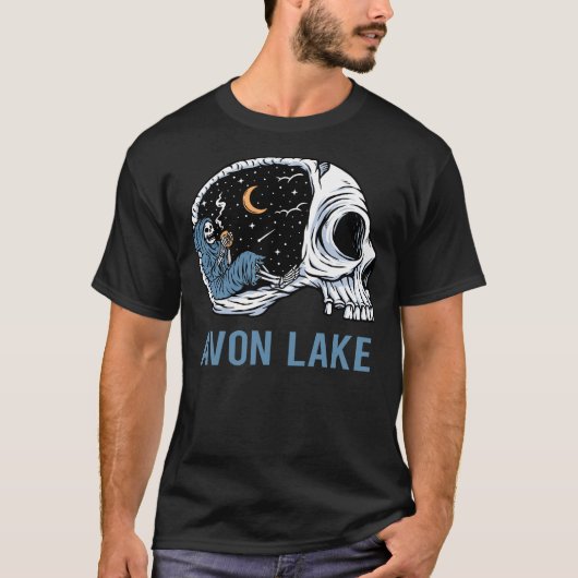 Chilling Skeleton Avon T-shirt (Voorkant)
