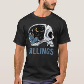 Chilling Skeleton - Billings T-shirt (Voorkant)