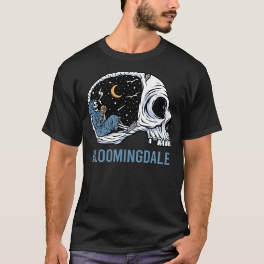 Chilling Skeleton Bloomingdale T-shirt (Voorkant)