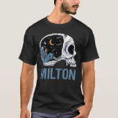 Chilling Skeleton - Milton T-shirt (Voorkant)