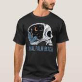 Chilling Skeleton - Royal Palm Beach T-shirt (Voorkant)