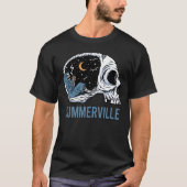 Chilling Skeleton - Summerville T-shirt (Voorkant)