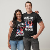 Chilling With My Gnomies 4th of July  Gnome Us Fla T-shirt (Unisex)
