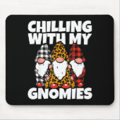 Chilling With My Gnomies _ Cute Garden Gnome Chris Muismat (Voorkant)