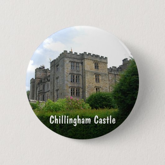 Chillingham Castle Ronde Button 5,7 Cm (Voorkant)