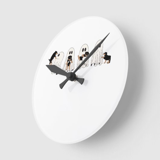 Chillingly Charming: Omarm de Spooky Vibes! Ronde Klok (Hoek)