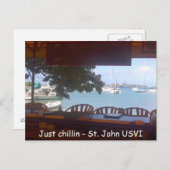 Chillin'on St. John Briefkaart (Voorkant / Achterkant)